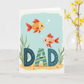 Oceaan vaders dag kaart (Gele Bloem)