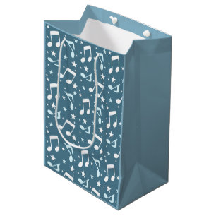 Oceaan van gemusiceerd patroon medium cadeauzakje