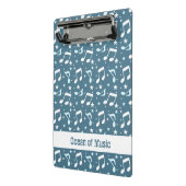 Oceaan van gemusiceerd patroon mini klembord (Angled2)