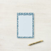 Oceaan van gemusiceerde patronen post-it® notes (Op bureau)