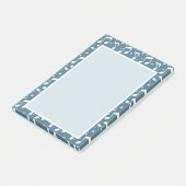 Oceaan van gemusiceerde patronen post-it® notes (Schuin)
