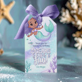 Oceaan van Plezier Zeemeermin Dank Je Wel V2 ID114 Cadeaulabel