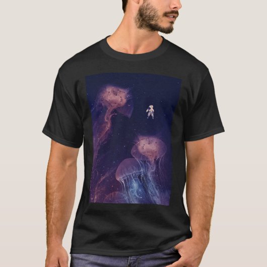 Oceaan van ruimte t-shirt (Voorkant)