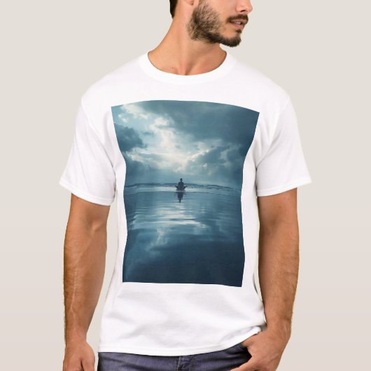🌊 Oceaan van Stilte: Nirvana Voorbij Turbulentie T-shirt (Voorkant)
