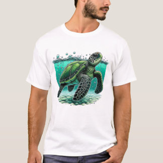 🌊 Oceaan Verkenner Zeeschildpad 🐢 T-shirt