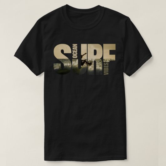 Oceaan Vibes Surf Liefhebber  T-shirt (Design voorkant)