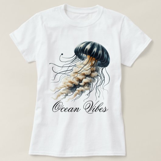 Oceaan Vibes T-shirt (Design voorkant)