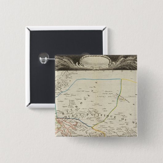 Oceaan Vierkante Button 5,1 Cm (Voorkant /achterkant)
