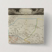 Oceaan Vierkante Button 5,1 Cm (Voorkant)