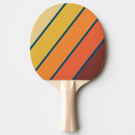Oceaan Vintage Vibe Krachtige Strepen Tafeltennisbatje