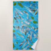 Oceaan Vogels  Strand Handdoek (Voorkant)