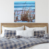 Oceaan Zand Duinen Canvas Afdruk (Insitu (Slaapkamer))