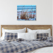 Oceaan Zand Duinen Canvas Afdruk (Insitu (Slaapkamer))