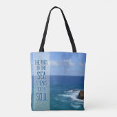 Oceaan / Zee Hawaii Fotoquote Tote Bag (Achterkant)