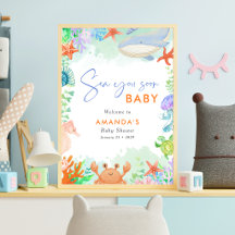 Oceaan Zee je Spoedig Zomer Baby Shower