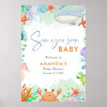Oceaan Zee je Spoedig Zomer Baby Shower