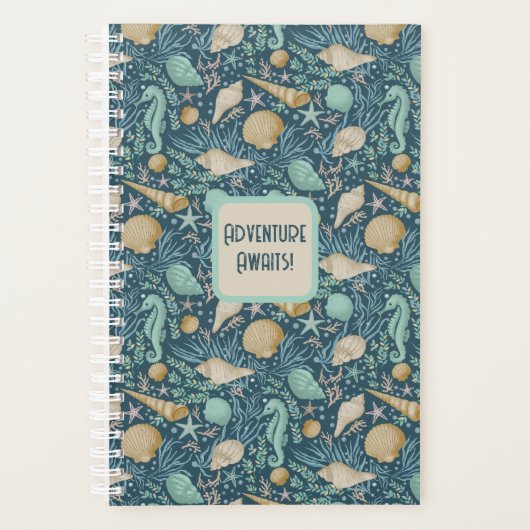 Oceaan, Zee leven, vakantie Planner (Voorkant)