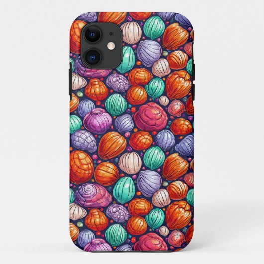 Oceaan Zee Schelp Kleurrijk Strand Ontwerp Case-Mate iPhone Case (Achterkant)