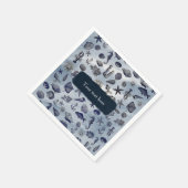 Oceaan Zeeleven Zeevaart Schelpen Strand Bruiloft Servet (Hoek)