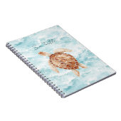 Oceaan Zeeschildpad Notitieboek (Rechterzijde)