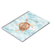 Oceaan Zeeschildpad Notitieboek (Linkerzijde)