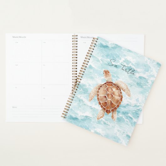 Oceaan Zeeschildpad Planner (Display)