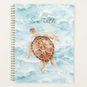 Oceaan Zeeschildpad Planner (Voorkant)