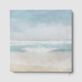 Oceaan zeester op strand aquarel gastenboek (Achterkant)