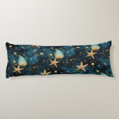 Oceaan zeesterren patroon lichaam kussen (Achterkant)