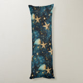 Oceaan zeesterren patroon lichaam kussen (Achterkant (Verticaal))