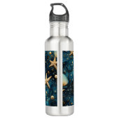 Oceaan zeesterren patroon waterfles waterfles  (Achterkant)