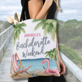 Oceaan Zomer Bachelorette Waterverf Strand Tote Bag