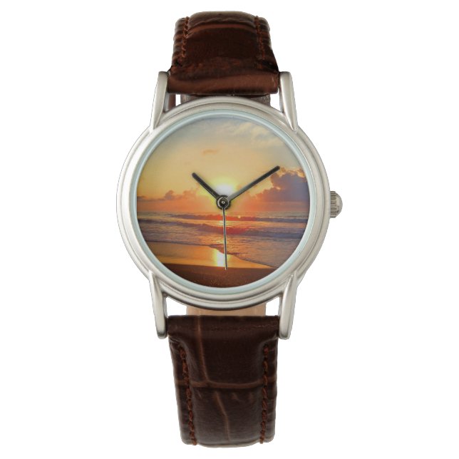 Oceaan Zon Horloge (Voorkant)