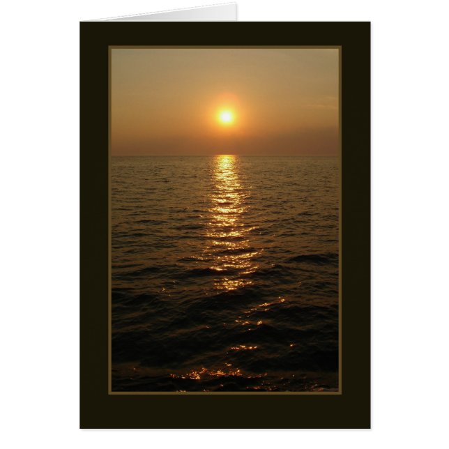 Oceaan Zonsondergang (Voorkant)