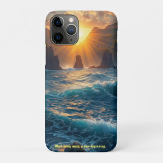 Oceaan Zonsondergang Berg Citaat Natuur Case-Mate iPhone Case