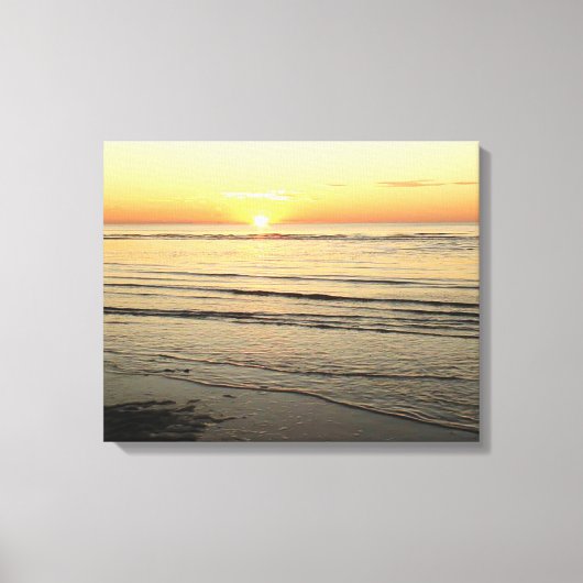 Oceaan Zonsondergang Cape Cod Fotografie Wand Kuns Canvas Afdruk (Voorkant)