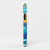 Oceaan Zonsondergang Golf Kunst Case-Mate iPhone Case (Achterkant/rechts)