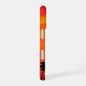Oceaan zonsondergang met Palmboom gepersonaliseerd iPhone 16 Hoesje (Rechterkant)