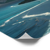 Oceaan Zonsondergang Serenade Poster (Hoek)