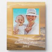 Oceaan Zonsopgang Foto Met Tekst Fotoplaat (Voorkant)