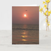 Oceaan Zonsopgang Kaart (Gele Bloem)