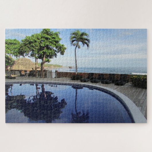 oceaan zwembad legpuzzel (Horizontaal)