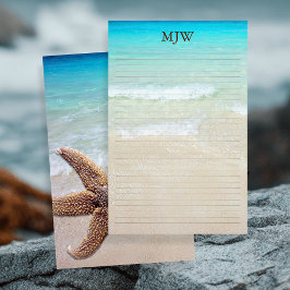 oceaanachtergrond gevoerd blanco schrijfpapier briefpapier