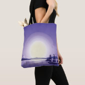 oceaanachtergrond tote bag (Dichtbij)