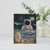 oceaanastronaut briefkaart (Staand voorkant)