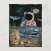 oceaanastronaut briefkaart (Voorkant)