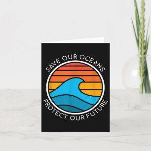 Oceaanbehoud Quote Save Planet Future Water Kaart