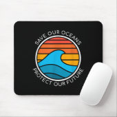 Oceaanbehoud Quote Save Planet Future Water Muismat (Met muis)