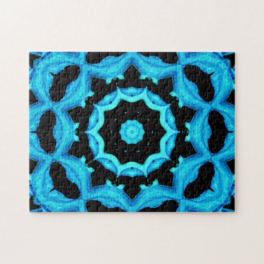 Oceaanblauw Legpuzzel (Horizontaal)