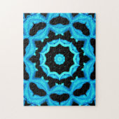 Oceaanblauw Legpuzzel (Verticaal)